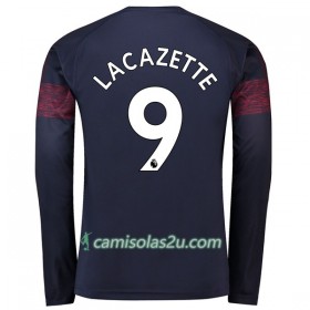 Camisolas de futebol Arsenal Lacazette 9 Equipamento Alternativa 2018/19 Manga Comprida